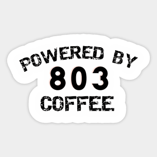 Powered By Coffee 803 Sticker